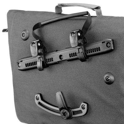 Ortlieb Commuter-Bag Two Urban QL2.1 Voor- en Achtertas 20L Bagagedrager - Grijs Ortlieb Commuter-Bag Two Urban QL2.1 Voor- en Achtertas 20L Bagagedrager - Grijs