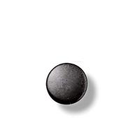 Siernieten messing 9mm zilver-oud ijzer - thumbnail