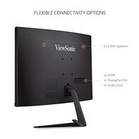 Viewsonic VX2718-2KPC-MHD LED-monitor Energielabel G (A - G) 68.6 cm (27 inch) 2560 x 1440 Pixel 16:9 1 ms DisplayPort, HDMI VA LCD - thumbnail