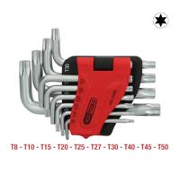 KS Tools 151.4900 TX Haakse schroevendraaierset T 8, T 10, T 15, T 20, T 25, T 27, T 30, T 40, T 45, T 50 10-delig - thumbnail