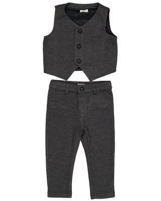 Kledingset vest en broek - Grijs