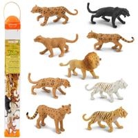 Safari speelfigurenset Big Cats junior 9-delig - thumbnail