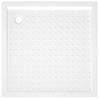 VidaXL Douchebak met noppen 80x80x4 cm abs wit - thumbnail