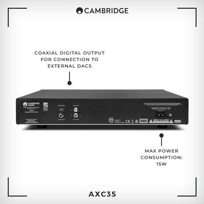 Cambridge Audio: AXC35 CD-Speler - Grijs