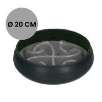 Eat Slow Live Longer Tumble Feeder Grey - thumbnail