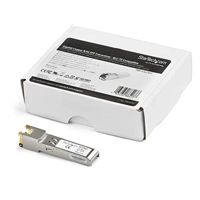 StarTech.com SFP transceiver module (1000BASE-T, koper, Cisco GLC-TE-compatibele SFP-module, RJ45 Mini-GBIC)