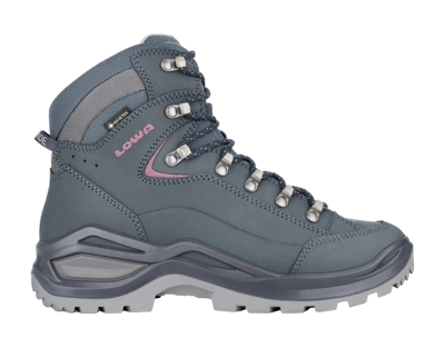 Lowa Renegade Evo GTX Mid Hoge Wandelschoen Dames Steel Blue/Old Rose 6,5