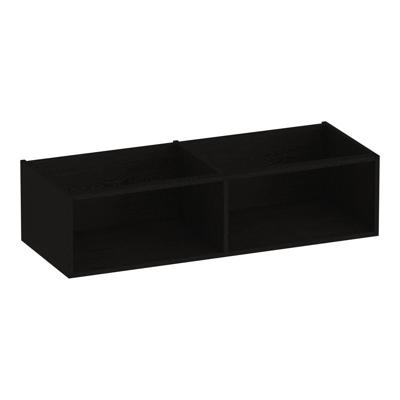 Brauer Flourish - Bijkast - 120 cm - met 2 Opbergvakken - Timber Black