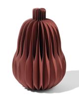 HEMA Honeycomb pompoen 24x24cm papier (oranje) - thumbnail