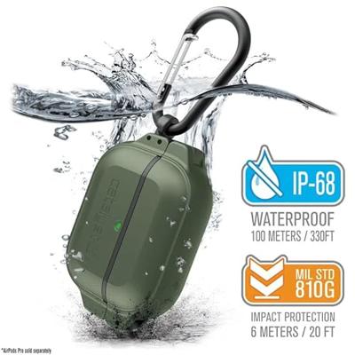 Catalyst Waterproof Total Protection Case AirPods Pro (1st and 2nd Generation) Army Green