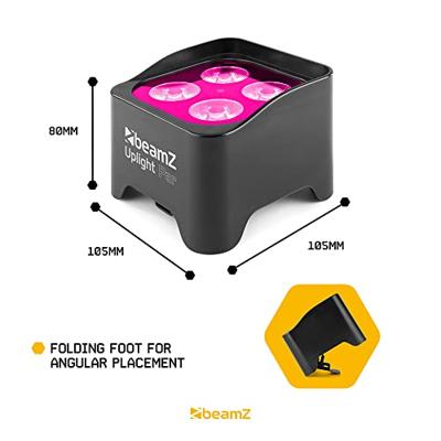 Beamz BBP90 Battery Uplight Par