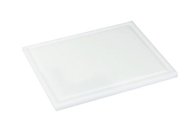 Interlux Snijplaat met sapgoot - 325x265x15mm - Wit Interlux Snijplaat met sapgoot - 325x265x15mm - Wit