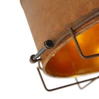 QAZQA Industriële plafondlamp roestbruin 35 cm - Barril - thumbnail