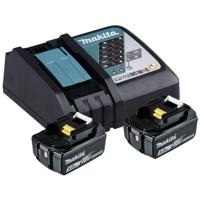 Makita Accu Starterset 18V DC18RC 2x BL1850B - DC18RCPT - thumbnail