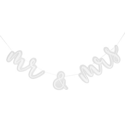 Ginger Ray PAMA-103 Mr & Mrs Acryl Bruiloft Slinger