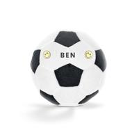 Zachte voetbal met naam - ø 10 cm - thumbnail