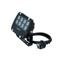 Eurolite LED IP-FL-8 3000 K 30° PAR LED-schijnwerper Aantal LEDs: 8 x 1 W Zwart - thumbnail