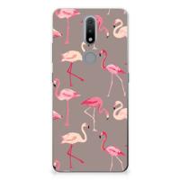 Nokia 2.4 | TPU Hoesje | Flamingo - thumbnail