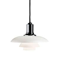 Louis Poulsen PH 3Ã‚Â½-3 Glass Hanglamp - Messing - thumbnail