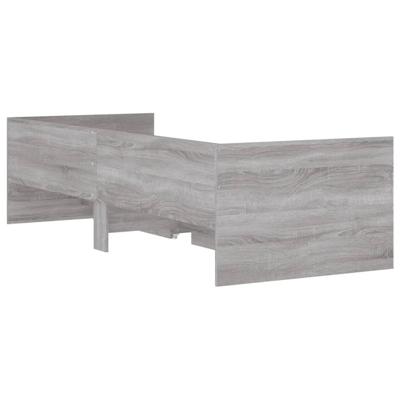 Bedframe met lades grijs sonoma eikenkleurig 100x200 cm - thumbnail