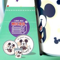 3-DELIGE MAALTIJDDOOS MICKEY BEKER / KOM / BORD - Set 3 stuks Niet-Sl - thumbnail