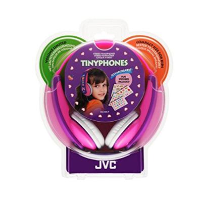 JVC HA-KD5-P-E On Ear koptelefoon Kabel Pink, Lila Volumebegrenzing, Lichtgewicht Kinderen JVC HA-KD5-P-E On Ear koptelefoon Kabel Pink, Lila Volumebegrenzing, Lichtgewicht Kinderen