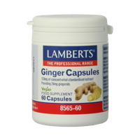 Lamberts Gember Vegacapsules - thumbnail