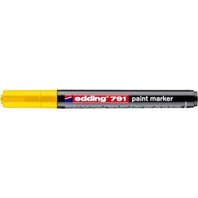 Paintmarker edding 791 alcoholbasis 1-2mm geel