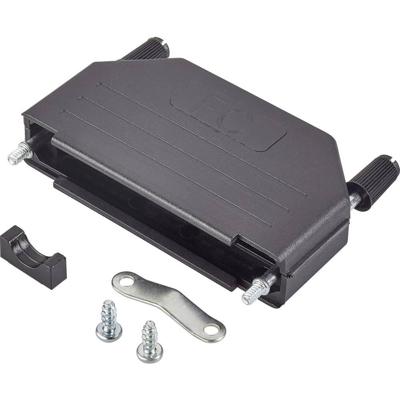 FCI D-SUB 86303637BLF Aantal polen: 9 Kunststof 180 ° Zwart 1 stuk(s)