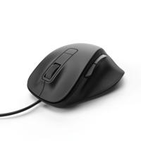Hama optische muis met 6 knoppen mc-500 met kabel zwart - thumbnail
