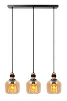 Lucide ILONA - Hanglamp - 3xE27 - Amber - thumbnail