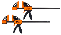 Bahco QC-300A-2P Eenhandklem, verpakking van 2 stuks Spanbreedte (max.):300 mm Afmeting, lengte: 475 mm - thumbnail