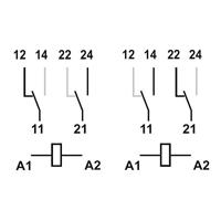 Finder 50.12.9.024.5000 Printrelais 24 V/DC 8 A 2x wisselcontact 1 stuk(s) - thumbnail