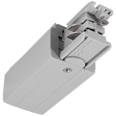 Deko Light 710012 D Line elektrischer Einspeiser rechts 230V-railsysteemcomponenten Stroomrail 3-fasig Wit