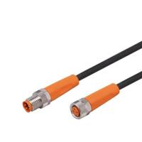 ifm Electronic EVC308 Verbindingskabel Aantal polen (sensoren): 4, 3 Stekker, recht, Bus, recht 2 m 1 stuk(s) - thumbnail
