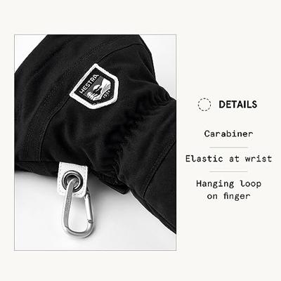 Hestra Army Leather Heli Ski Want Black 10