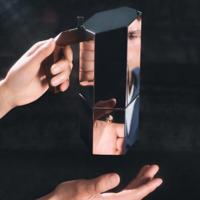 ALESSI - Menhir - Percolator 3kops Burgundy inductie - thumbnail