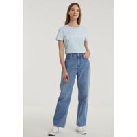 Kings of Indigo high waist straight fit jeans ALICE van biologisch katoen 5037 vintage light blue - thumbnail