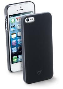 Cellular Line FITCIPHONE5BK Hard Cover incl. Display beschermfolie en microvezeldoek voor Apple iPhone 5 zwart