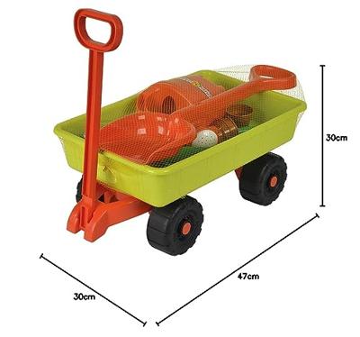 Androni Bolderkar met tuingereedschap, 12dlg. Androni Bolderkar met tuingereedschap, 12dlg.