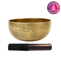 Flower of Life Klankschaal - Licht (900 - 1050 gram) - thumbnail