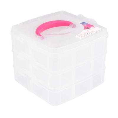 Vaessen Creative • stapelbare opbergbox met 18 vakken