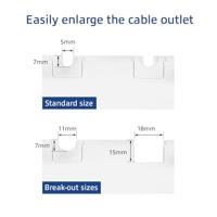 ACT Unloaded surface keystone mount box voor 4 keystone jacks - thumbnail