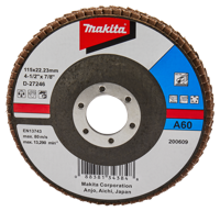 Makita Accessoires Lamellenschuurschijf 115mm A60 - D-27246 D-27246 - thumbnail