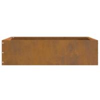 VidaXL Tuinrand roestig 50 x 50 x 13 cm cortenstaal - thumbnail