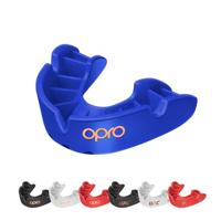 Opro 790008 Bronze Enhanced Fit Mouthguard - Blue - JR - thumbnail