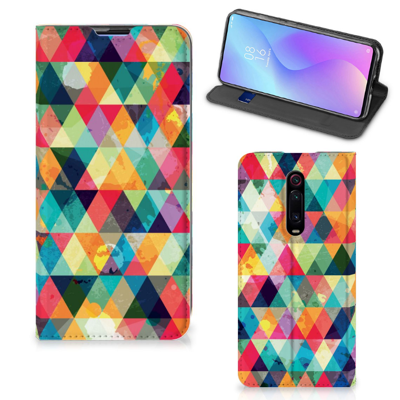 Xiaomi Mi 9T Pro | Hoesje met Magneet | Geruit