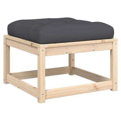 5-delige Loungeset met kussens massief grenenhout