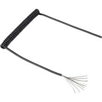 TRU COMPONENTS 1571517 Spiraalkabel 300 mm / 900 mm 10 x 0.12 mm² Zwart 1 stuk(s) - thumbnail