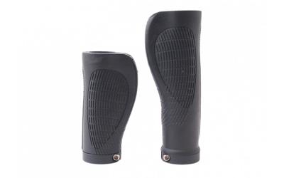 Handvatset Ergonomisch GP03LS 2-componenten Zwart 128/95mm met lockring - thumbnail